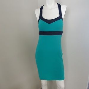 Xhilaration Blue and Teal Bodycon Dress